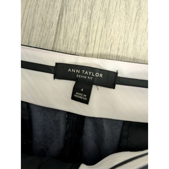Ann Taylor Loft Navy Devin Fit Pant Women Size 4 31x27 - Picture 3 of 7